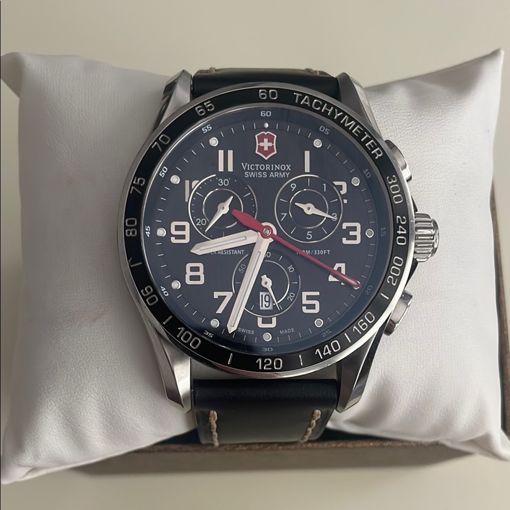 Victorinox Swiss Army Black Chronograph Watch